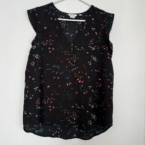 Reitmans Sleeveless V-Neck Blouse | Abstract Print | Size M